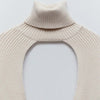 Knitted Crop Out Turtleneck
